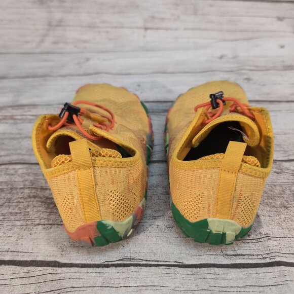 Saguaro Barefoot Shoes Yellow Knit Minimalist Trail Running Shoes – Unisex EU 38 - Picture 7 of 9